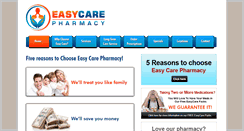 Desktop Screenshot of myeasycarepharmacy.com